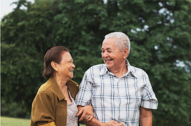 outdoors boosts seniors' mood