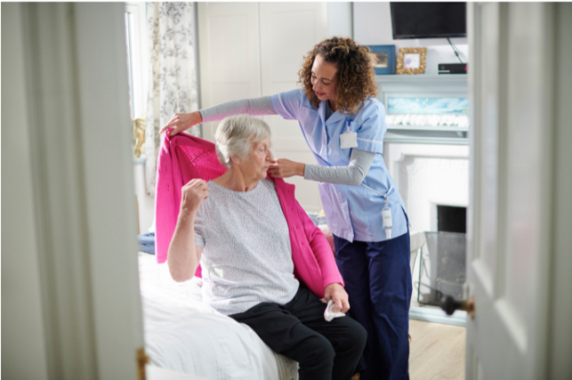 assisted living, memory care, and nursing home
